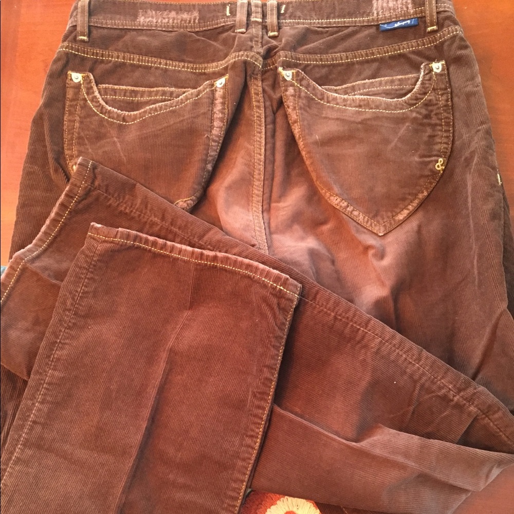 J & Co. brown corduroy jeans - Picture 2 of 3